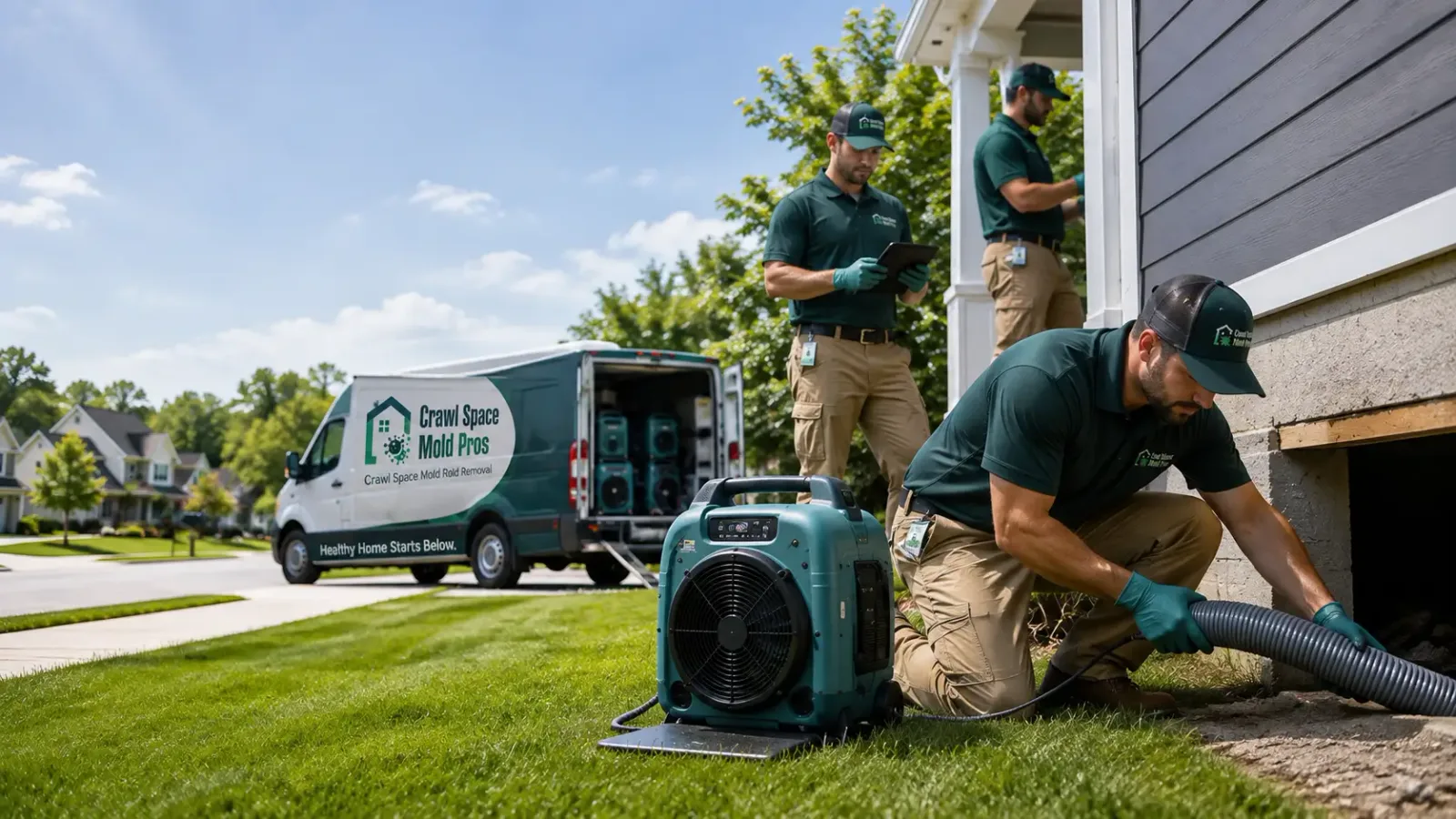 Crawl Space Mold Removal in Dakota, MN